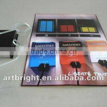 Advertising indoor EL paper