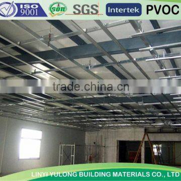 light settle keel/steel channel(main channel,c stud,u track) for gypsum board partition