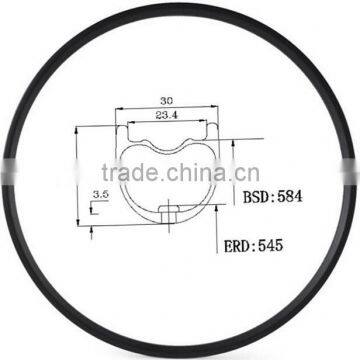 SYM27.5er-30*30MM synergy bike wheels 650B 30mm Width Carbon Fiber 27.5" MTB Clincher wheels Tubeless Compatible