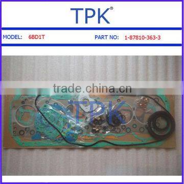 Isuzu 6BD1T Gasket Kit,1-87810-363-0 1-87810-363-1 5-87810-639-5