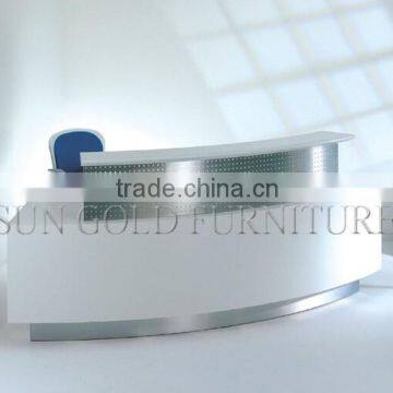 Modern High End Customized Small Steel Salon Reception Desk (SZ-RT037)