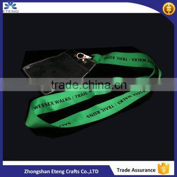 Promotion personalized id card holder neck lanyard