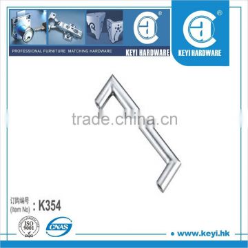 Aluminum u shaped furniture cabinet pull handle K354