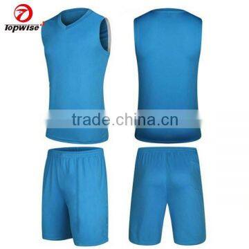 High Quality 100% Polyester Basketball Uniform Design For Men