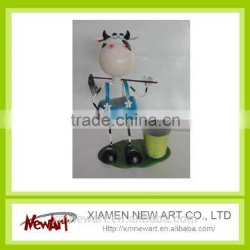 2014 Best price decoration metal cow