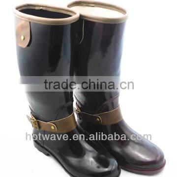 2014 new style lady's fashion rainboots/rubber boots