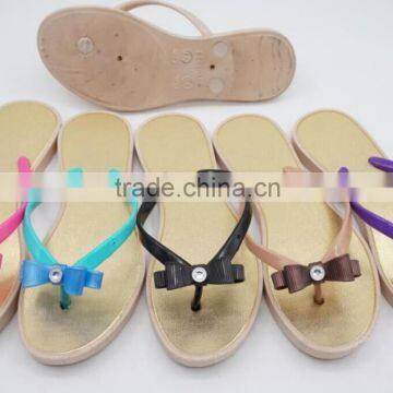 2016 New Sample Latest Fashion Lady Flip Flops PCU Slipper photo-5
