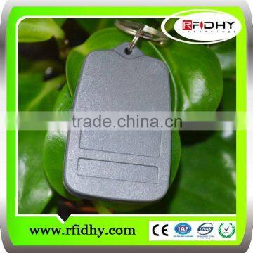 Barcode keychain card 125KHz ABS RFID Keyfob(T5567,T5577) with logo printing and laser number AB01