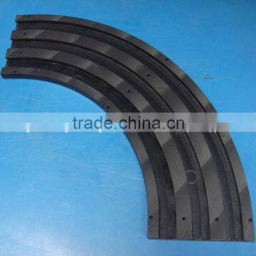 Black HDPE chain guide