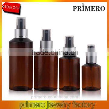 Empty Plastic Transparent Brown Perfume Atomizer Hydrating Mini Spray Bottles 50ml 100ml150ml 200ml