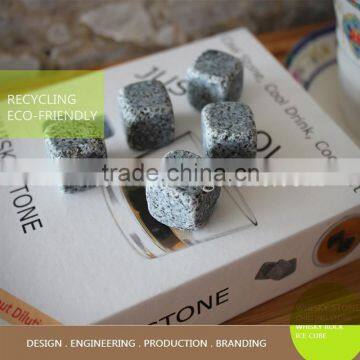 Plastic whisky stones ice cube rocks made in China