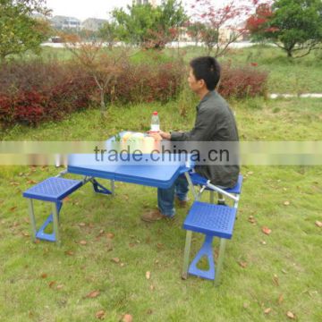 4 Seats Plastic Folding Picnic Table photo-5