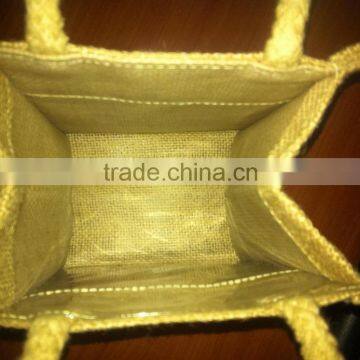 Factory Directly Jute Bag With PVC Clear Window Quality Choice photo-3