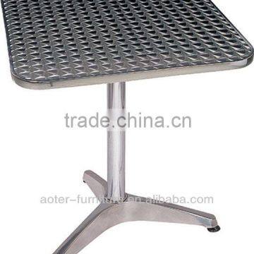 Outdoor aluminum tabel frame stainless steel dining table designs