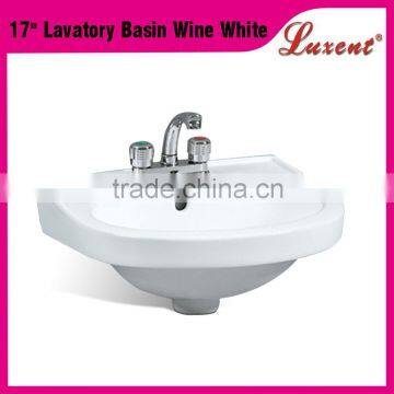 Wholesale factory high quality porcelain bathroom lavatory basin