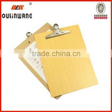 Office stationery wooden clip board