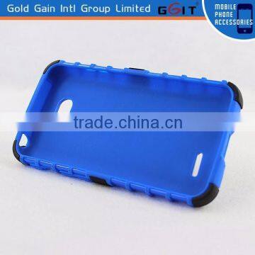 [GGIT] Mobile Phone TPU +PC Cover Case for LG L70, Case With Kickstand photo-4