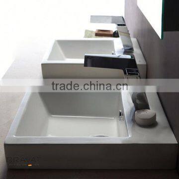 white lavatory ceramic sink New design Green product