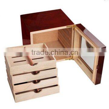 Spanish Cedar Cigar Display Cabinet Humidor With Drawers Quality Choice