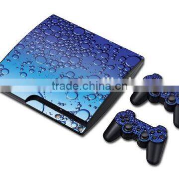 high quality manufactory skin sticker cover for PS3 super slim vinyl pvc sticker