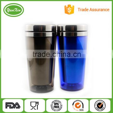 Wholesale double wall colorful auto mug /stainless steel travel mugs