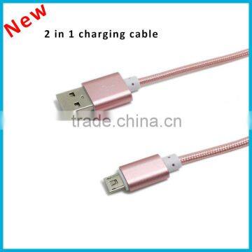 2 in 1 Usb Cable Multi-function Two-sided Usb Cable and Wire Suitable for Both IPhone and Samsung photo-4