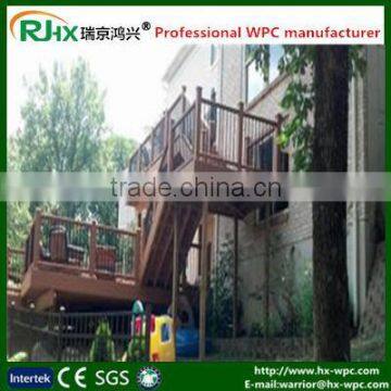 Whole sale good price wood plastic composite decks for fencing and railing