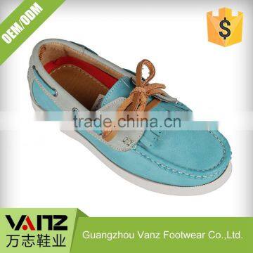 Teens Tassel Lace Up Comfort Leather Boat Shoes
