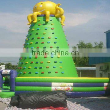 octopus inflatable climing wall,inflatable rock climbing