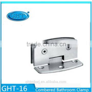 Shower Glass Door Hinge Cambered 90 Degree Single Bathroom Clamp