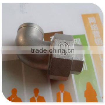 150# stainless steel BSPT thread union elbow fitting