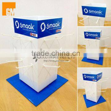Cardboard Rotating Display Table Top Rotating Dispenser