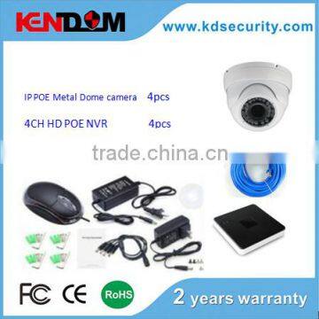 POE 30meter POE NVR Kits 4ch 720p 1mp Poe Hd Security Ip Camera Nvr Kit System New Products for 2015 photo-2