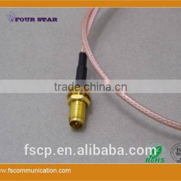 RG316 Cable Assembly With SMA RP-Female Bulkhead to SMA RP-Male Connector photo-4