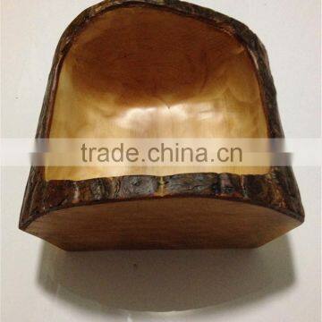 2016 Novelty Design Low MOQ Thicken Eco Friendly Solid Wood Everlasting Kitchen Bowls photo-4