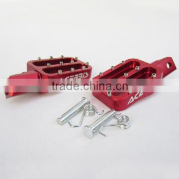 China Hot sale red motorcycle foot rest custom cnc parts