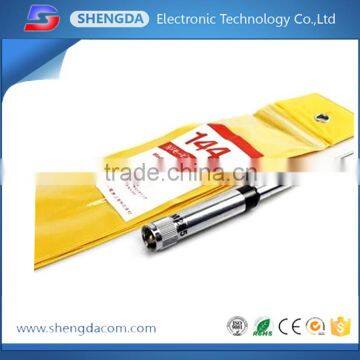 M285 omni vertical VHF/UHF dual band foldable mobile antenna with steel whip and Diamond original PVC package