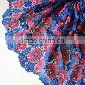 2016 new design nigeria designed cupion laces / african cupion cord lace / guipure china product for sexy lady dress