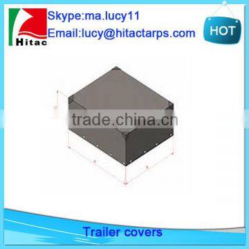 Winter open trailer truck covers tarps protection