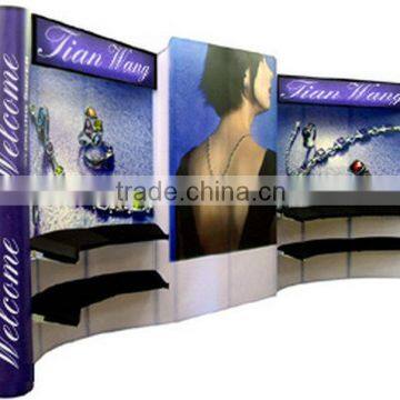 Curve Trade Show Pop Up display Stand