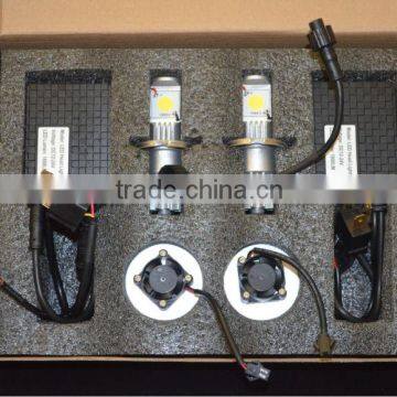 2013 New Design Hot Selling 1800lm 6000K h4/h7 Hi/Low led headlight