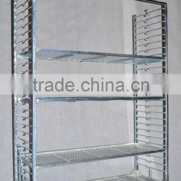 72" slider cart with top bar