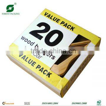 WOODEN HANGER COLOR PACKAGING BOX PAPER MADE IN CHINA