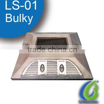 LS-01 Aluminum led reflective solar cat eye pavement road stud