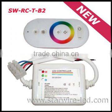 12V/24V Rainbow Touch RGB led controller(white remote)