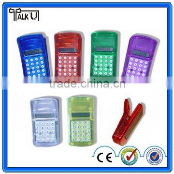 8 Digits Lcd Display Mini Solar Scientific Calculator, Plastic Desktop Magnetic Clip Scientific Calculator photo-5