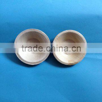 4'' palm leaf round bowl exporter