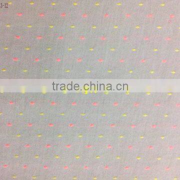 100% Cotton Jacquard Fabric for Clothing With Ready Bulk