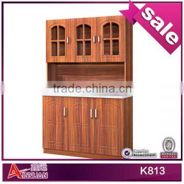 K813 new kitchen cabinet design,pvc door kitchen cabinets