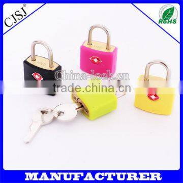 High quality TSA factory luggage lock 35mm small TSA padlock with key